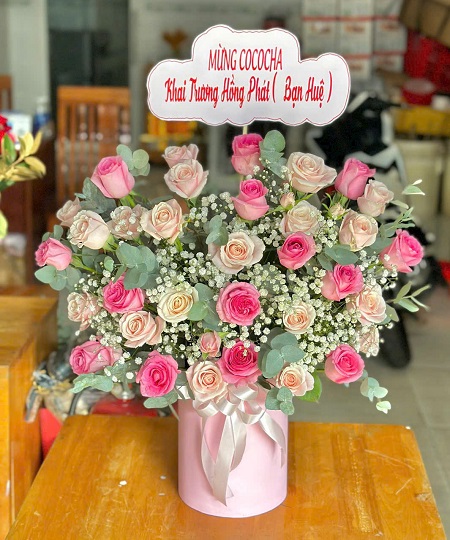 Giỏ Hoa - Hoa Để Bàn - G1026
