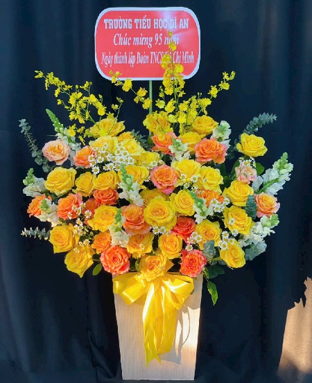 Giỏ Hoa - Hoa Để Bàn - G1046
