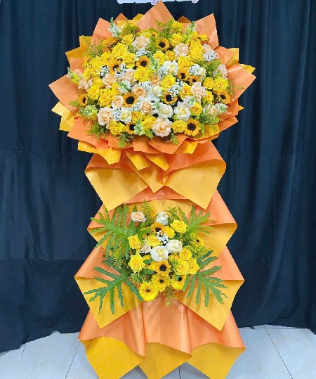 Kệ Hoa Khai Trương - Chúc Mừng - K1038