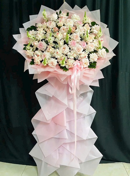 Kệ Hoa Khai Trương - Chúc Mừng - K1041