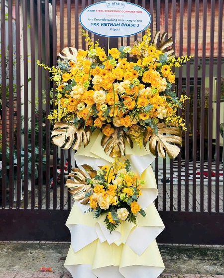 Kệ Hoa Khai Trương - Chúc Mừng - K1043