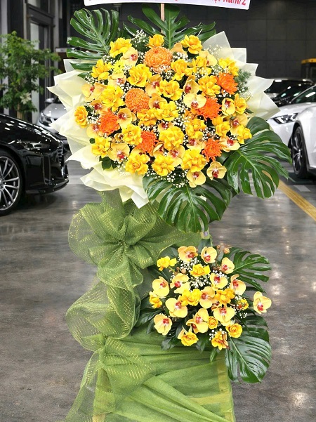Kệ Hoa Khai Trương - Chúc Mừng - K1044