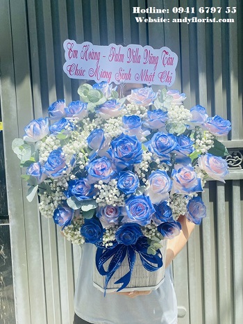 ADF393 - Lãng Hoa Hồng xanh