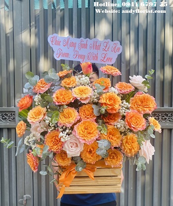 ADF2331 - Hoa Hồng Cam Đẹp