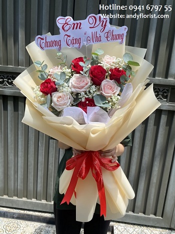 ADF2517 - Bó Hoa Hồng