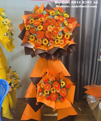 ADF2881 - Kệ Hoa Đồng Tiền