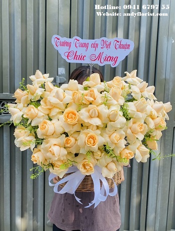 ADF3793 - Giỏ Hồng Trứng Gà