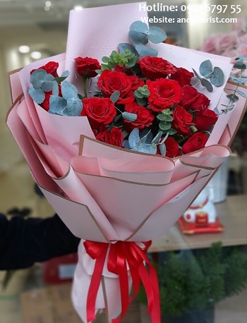 ADF3873 - Hồng Nhung Đỏ