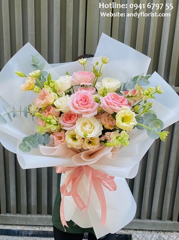 ADF3924 - Bó Hoa Cát Tường